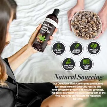 Natural Riches Jamaican Black Castor Oil for Hair Skin Care