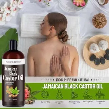 Natural Riches Jamaican Black Castor Oil for Hair Skin Care