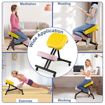 Adjustable Ergonomic Kneeling Chair for Office & Home