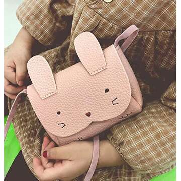 Charmly Cute Fashionable Handbag Shoulder Bags Small Coin Purse Crossbody Bags PU Leather for Childr...
