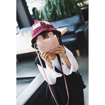 Mini Cute Pink Rabbit Handbag for Girls