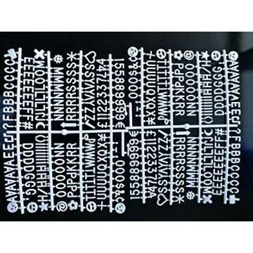 10 x 10 Premium Oak Letter Board with 340 Characters