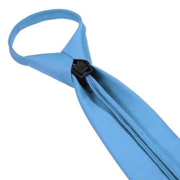 Affordable Luxury JEMYGINS Baby Blue Pre-tied Tie