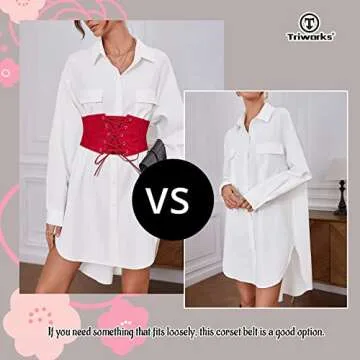 Stylish TRIWORKS Women Lace Up Corset for All Occasions