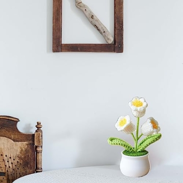 Cheerful Crochet Flower Decoration for Car and Home Decor