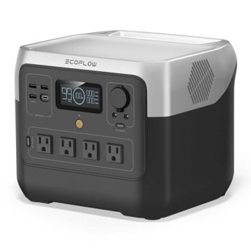 EF ECOFLOW Portable Power Station RIVER 2 Pro, 768Wh LiFePO4 Battery, 70 Min Fast Charging, 4X800W (...