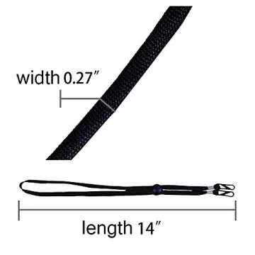 5 Pack Adjustable Clip Lanyards for All Ages Comfortable Wear