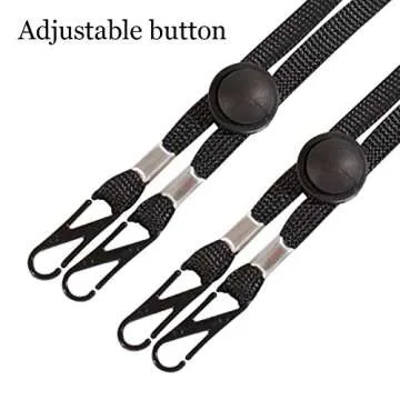 5 Pack Adjustable Clip Lanyards for All Ages Comfortable Wear