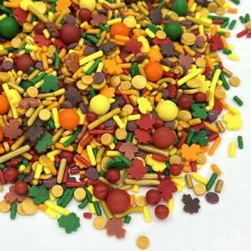 Manvscakes Fall Themed Sprinkles for Festive Baking