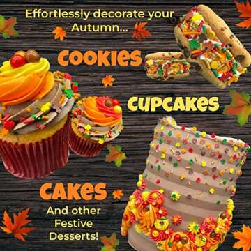 Manvscakes Fall Themed Sprinkles for Festive Baking