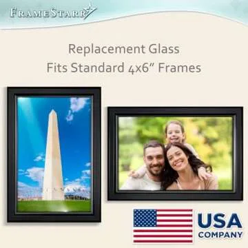 FrameStarr 4x6 Glass, Replacement Glass for Frames
