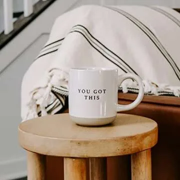 Sweet Water Stoneware Coffee Mug - Motivational & Stylish