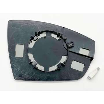 APA Replacement for Exterior Rear View Mirror Glass with Spotter Glass Non-Heated 2013-2016 ESCAPE 2013-2018 C-MAX Driver Left Side FO1324158 CJ5Z17K707F