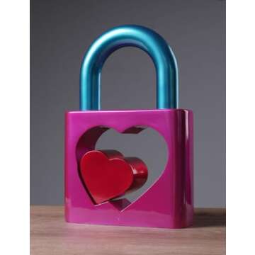 NENBOLEC Abstract Sculpture Decor Modern Arts Lover Figurine Heart Decor Table Centerpiece Statue Po...