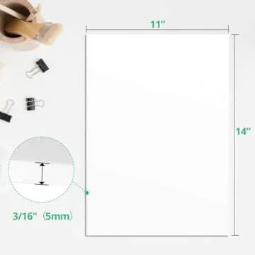 CreGear Foam Boards 5 Pack - Ideal for Crafts and Signage