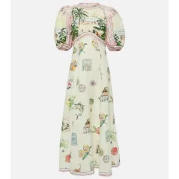 Trendy Puff Sleeve Maxi Dress for Stylish Summer Looks