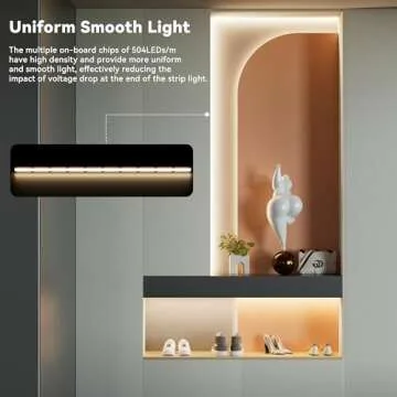 PAUTIX LED Strip Lights - Bright, Dimmable 16.4ft Lighting