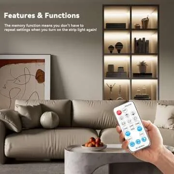 PAUTIX LED Strip Lights - Bright, Dimmable 16.4ft Lighting