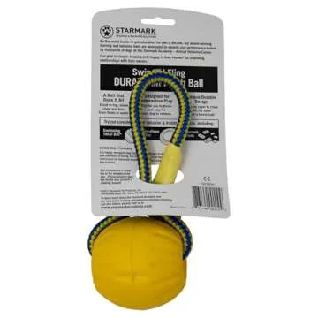 Starmark Swing 'n Fling DuraFoam Ball Dog Toy Medium