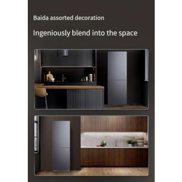 Ecozara Double Door Retro Refrigerator with Freezer 7.5 Cu.ft Low Noise Versatile Door Storage with Adjustable Remove Shelves or For Dorm,Living Kitchen Bedroom,Room