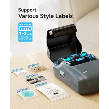 NIIMBOT B1 Bluetooth Label Printer Compact Easy Use