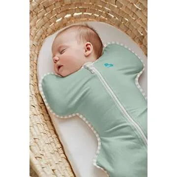 Love to Dream Swaddle, Self-Soothing Swaddles for Newborns & Babies, Sleep Sack, Swaddle Up, Baby Essentials, Baby Registry (Olive, Small (8-13lbs.))