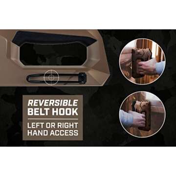 Spec Ops Tools Heavy Duty Staple Gun, 1/4" - 9/16" Staples, 18-Gauge Brads, Reduced Effort