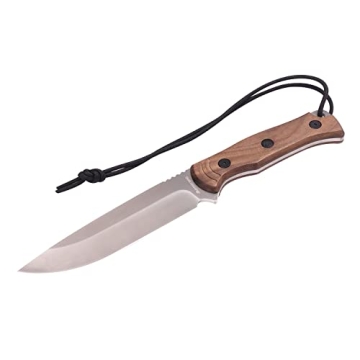 MOTEECRAG Fixed Blade Bushcraft Knife for Outdoor Comfort