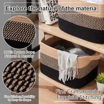 OIAHOMY Storage Basket for Home Organization Essentials