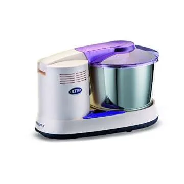 Elgi Ultra Perfect S 2.0-Liter Table Wet Grinder with Atta Kneader, 110-volt, White