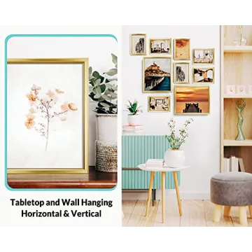 LaVie Home 8x10 Gold Picture Frames Set of 2