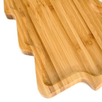 Wooden Christmas Tree Serving Platters for Holiday Tables