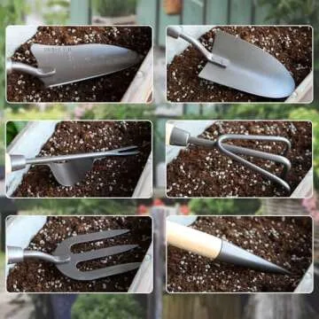 Durable N&V Japanese Gardening Tools Set for Gardeners