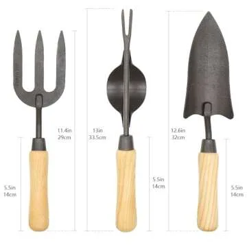Durable N&V Japanese Gardening Tools Set for Gardeners