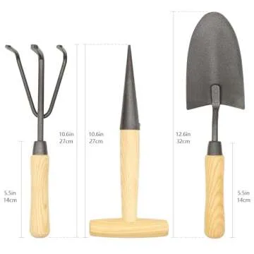 Durable N&V Japanese Gardening Tools Set for Gardeners