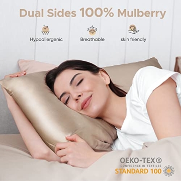 Luxury Mulberry Silk Pillowcase for Healthy Hair and Skin