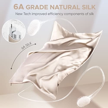 Luxury Mulberry Silk Pillowcase for Healthy Hair and Skin