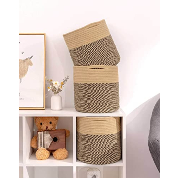 Voten 11x11'' Stylish Storage Baskets for Organizing