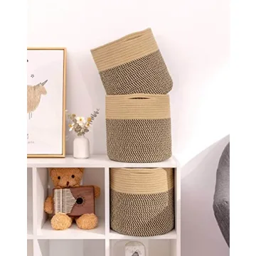 Voten 11x11'' Stylish Storage Baskets for Organizing