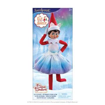 The Elf on the Shelf Claus Couture Extraordinary Noorah Party Dress for Your Scout Elf - Includes No...