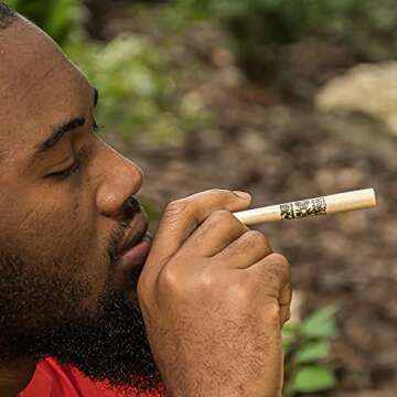 Set of 6 Wooden Handmade Cigarette Holders for Smokers