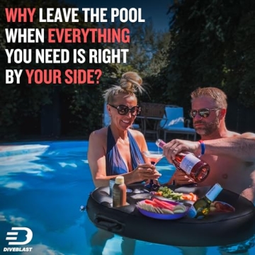 Diveblast Floating Drink Holder for Pool & Hot Tub