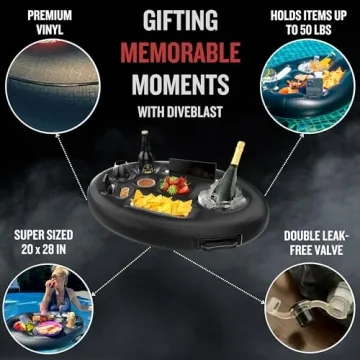 Diveblast Floating Drink Holder for Pool & Hot Tub