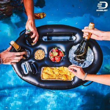 Diveblast Floating Drink Holder for Pool & Hot Tub