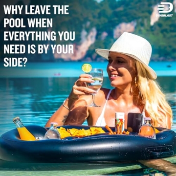 Diveblast Floating Drink Holder for Pool & Hot Tub