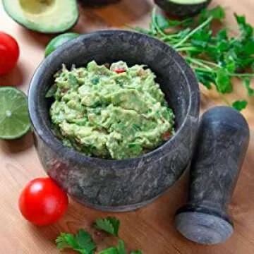 Laevo Marble Mortar and Pestle Set - 5.5 Inch Cooking Tool