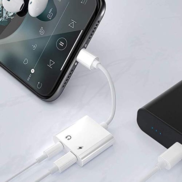 Apple MFi Certified Headphones Adapter for iPhone - Charge & Listen
