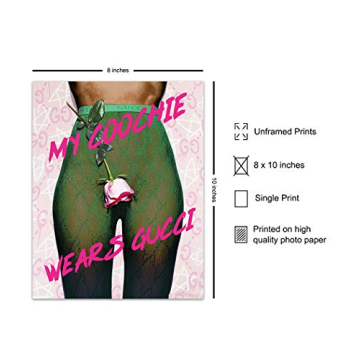 Gucci Black Wall Art Decor for Fashion Lovers