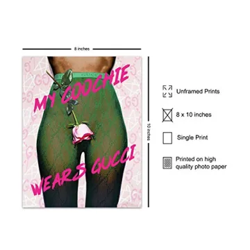 Gucci Black Wall Art Decor for Fashion Lovers