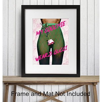 Gucci Black Wall Art Decor for Fashion Lovers